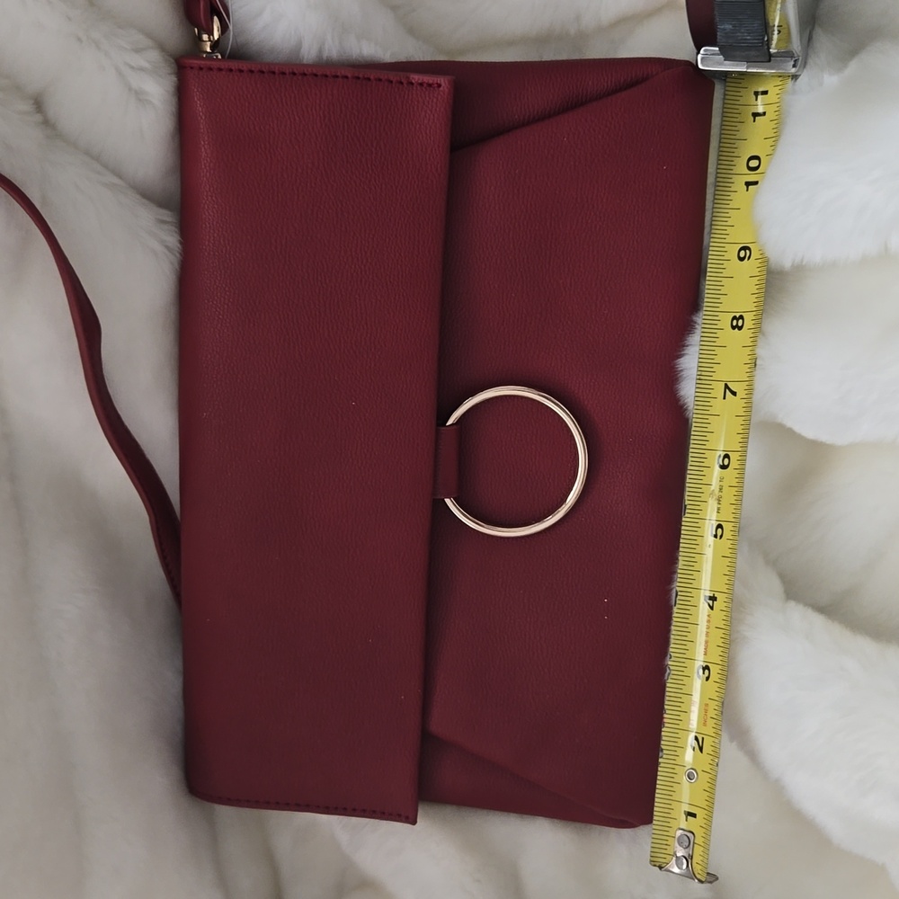 Wine color purse